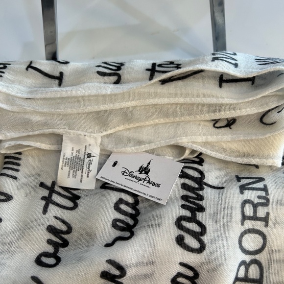 Authentic Disney Parks 100% Rayon Scarf - Picture 1 of 5
